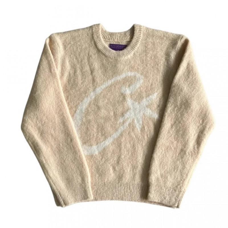 Loose Knit Cardigan Sweater Vintage Style Long Sleeve Soft Warm Top