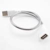 LED Light USB Extension Cord Fan Power Supply Adapter Cable Male To Female M20 Flexible Metal Hose