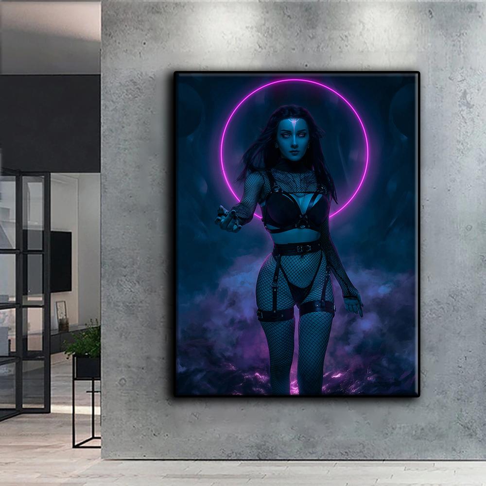 5D-Diamantgemälde, Cyberpunk-Sexy-Kunst, DIY-Diamant-Stickerei, Strass-Heimdekoration