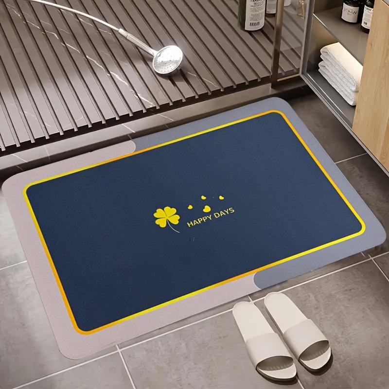 

Super Absorbent Modern Bathroom Mat Non Slip Shower Room Door Diatom Mud Carpet for Home Bedroom Decor 30x40 Diatom mud
