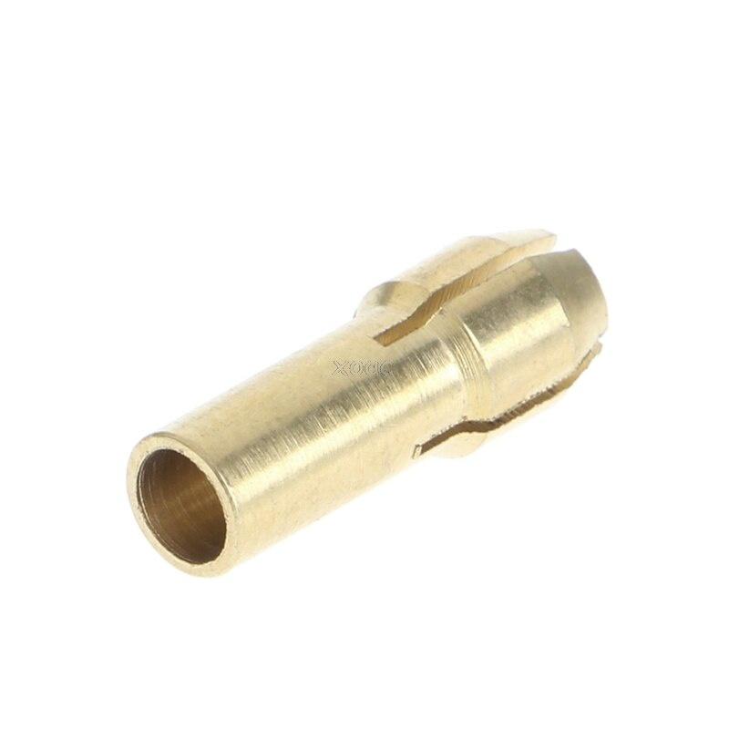 7pcs/lot Dremel Brass Collet 1.0/1.6/2.0/2.4/3.0/3.2 +dremel Check M8*0.75 Fits Dremel Rotary Tools Dremel Accessories A25