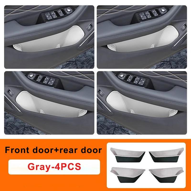 For Geely Monjaro Xingyue L -2025 Car Door Slot Organizer Box Leather Glove Box Storage Groove Pad Interior Accessories