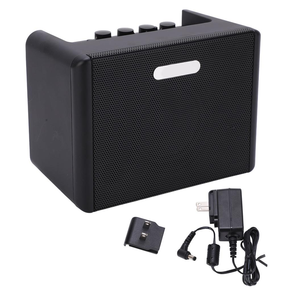 Guitar Speaker Mini Portable Distortion 2 Channel Tape Delay for Practice 100‑240VUS Plug