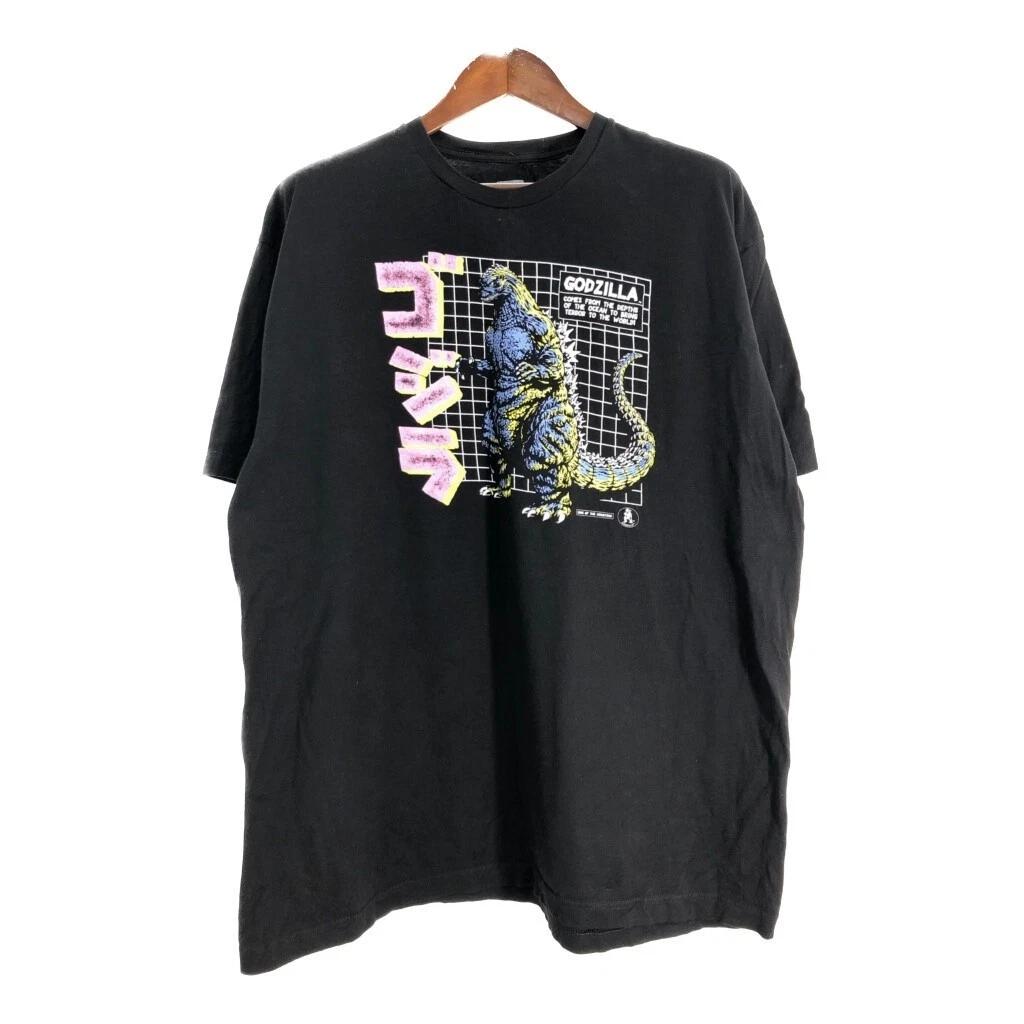 Godzilla Graphic Movie T-Shirt 2XL Black Rare Kaiju Tee 4XL