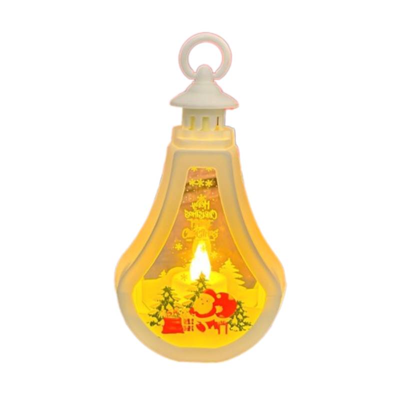 

Christmas Wind Lantern Led Candle Light Party Props Decoration Gift Ornaments Santa Claus