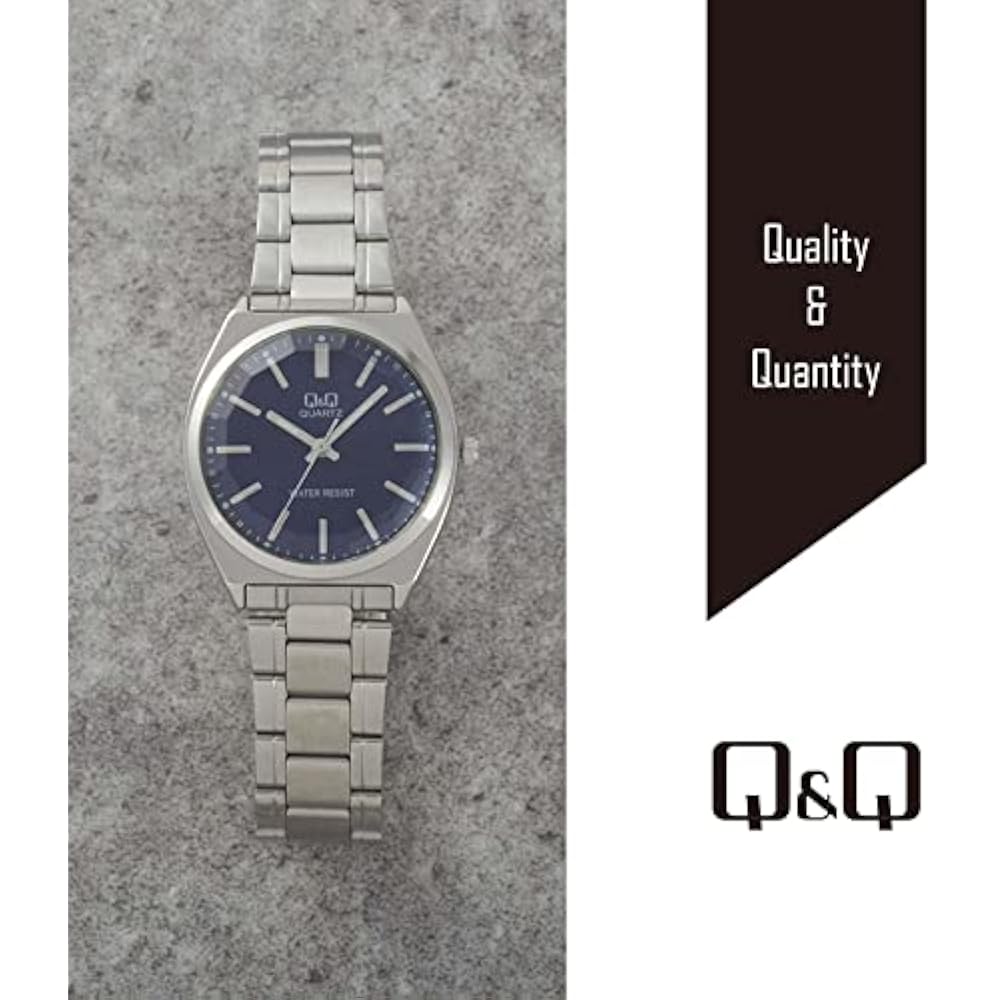 [Citizen Q&Q] Watch Analog Waterproof Metal Band QB78-212 Mens Navy
