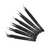 6PCS Anti-Static ESD Tweezers Set - Anti-Magnetic for Electronics & Cake Decorating