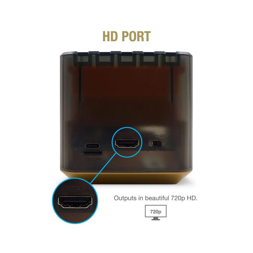 Nostalgic Game Boy On the Big HYPERKIN Hyperkin RetroN HD Gaming Console Black For Game Boy Boy [Play Screen] Sq (Color Gold) Boy®/Game Color®/Game