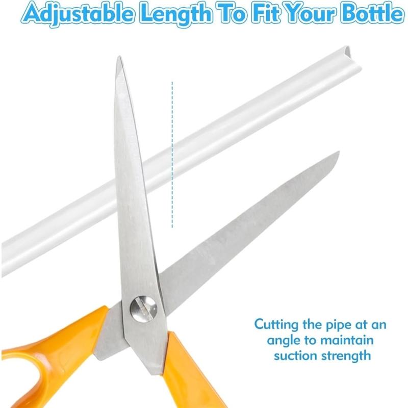 Reusable Soap Pump Heads Easy Installation Soap Dispenser Pump Plastic Texture Suitable for Various Neck Size Bottles