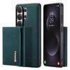 DG.MING-M1 Luxury 2-in-1 Removable Magnetic Flip Premium PU Leather Case Wallet Card Holder Back Cover For Cell Phones