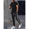 2026 Summer Men's Suit with 3D Printed Pattern Breathable Lightweight Comfortable Leisure Sports Outdoor Men's Clothing