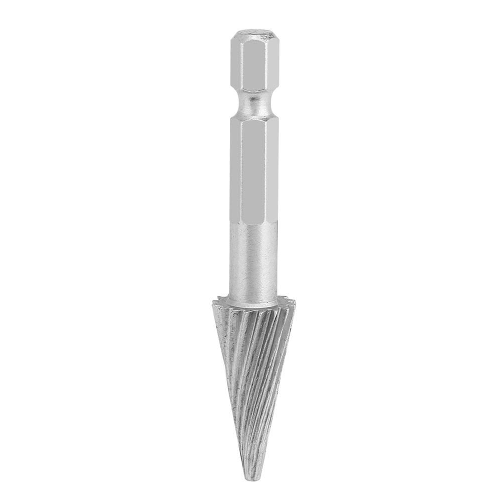 5PCS High speed steel Rotary Burr Files Silver Rotary File Tools Durable High Speed Steel Burrs