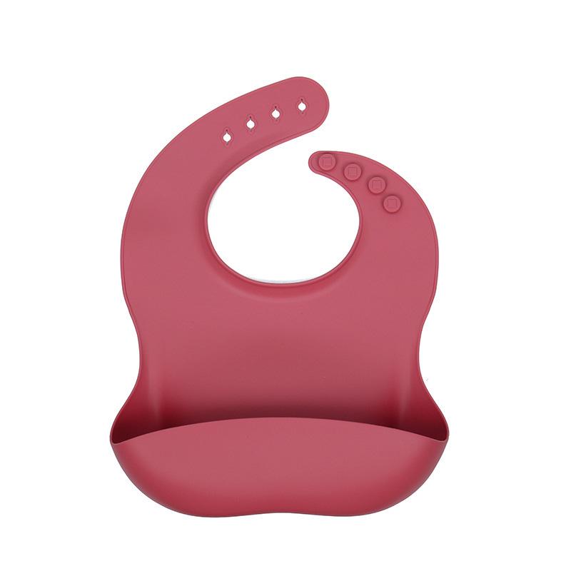Waterproof Silicone Baby Bib for Feeding - Food-Grade, Cross-Border, Infant Supplies