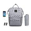 LEQUEEN Multifunctional Large Capacity Mummy Backpack with USB Charging for Moms and Babies