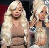 Front lace wig cover, European and American women gradually change color wig cover long curly hair large waves multi-color optional