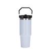 30 Oz Thermos Bottle and Straw Cup Thermal Coffee Cups Travel Camping Portable Sealed To Prevent Leakage Straw/Flip Water Bottle