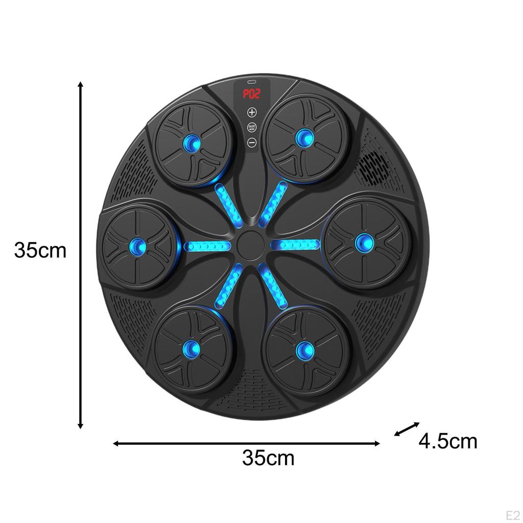 Music Boxing Machine Wall Target Trainer Kickboxing Reaction Exercise Mount
