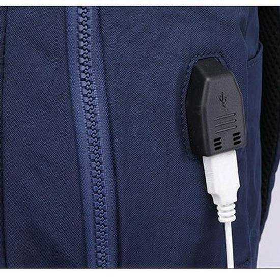 Unisex Minimalist Multi-pocket Padded Backpack for Laptop and Travel
