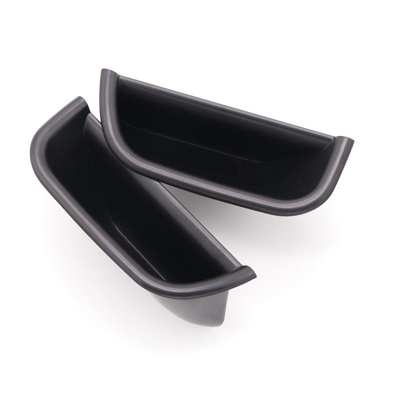 For Volkswagen Transporter (T6) Caravelle 2017 2018   Interior Accessories Front Door Storage Box Organizer Tray 2pcs