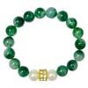 Natural Stone Stretch Beaded Bracelet for Women Handmade 10mm Round Beads Elastic Bangle DIY Jewelry Gifts