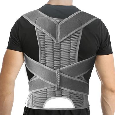 Spine Straightener Support Band XS-4XL Plus Size Back Posture Corrector Brace Spine Lumbar Scoliosis Corrective Orthopedic Belt for Men Women