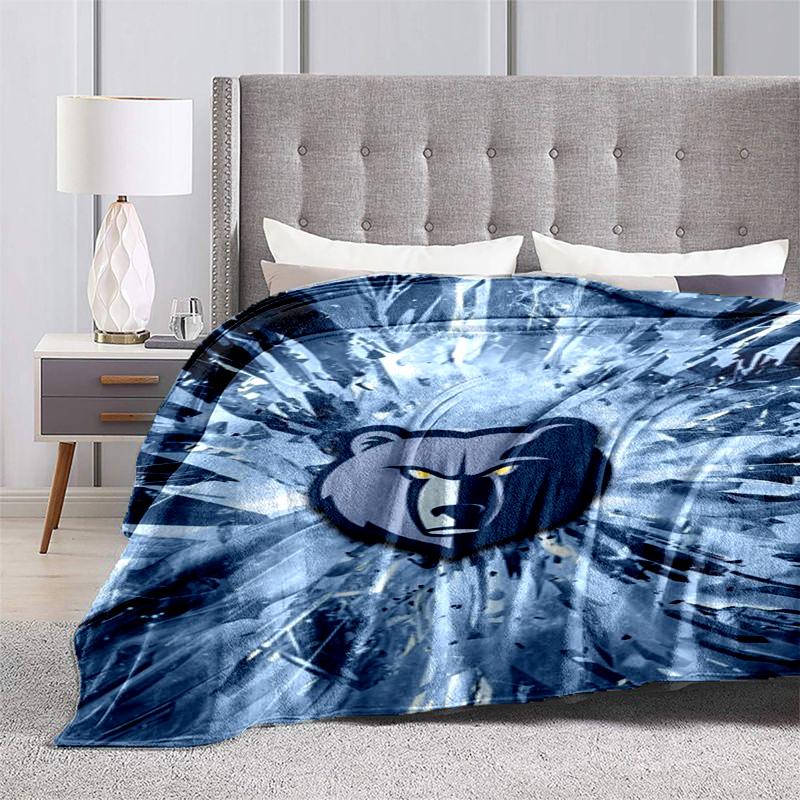 Chicago Bears Football Helmet Blanket Sofa Blanket Suitable For All Seasons Gift Machine Washable Sheet