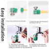 Green ABS Quick Connect Water Hose Faucet Adapter 1/2 3/4 Inch For Washing Machine Sink General Plumbing Connector