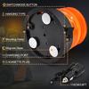 Magnetic Cordless Beacon Light, Amber Rechargeable Strobe Lights For Trucks, Portable Flashing Emergency Safety Warning Light For Postal Car