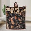 Get In Loser We're Going Dungeon Crawling Blanket Quality Warm  Throw Blanket Winter Decorative Couch Chair Novelty Bedspread