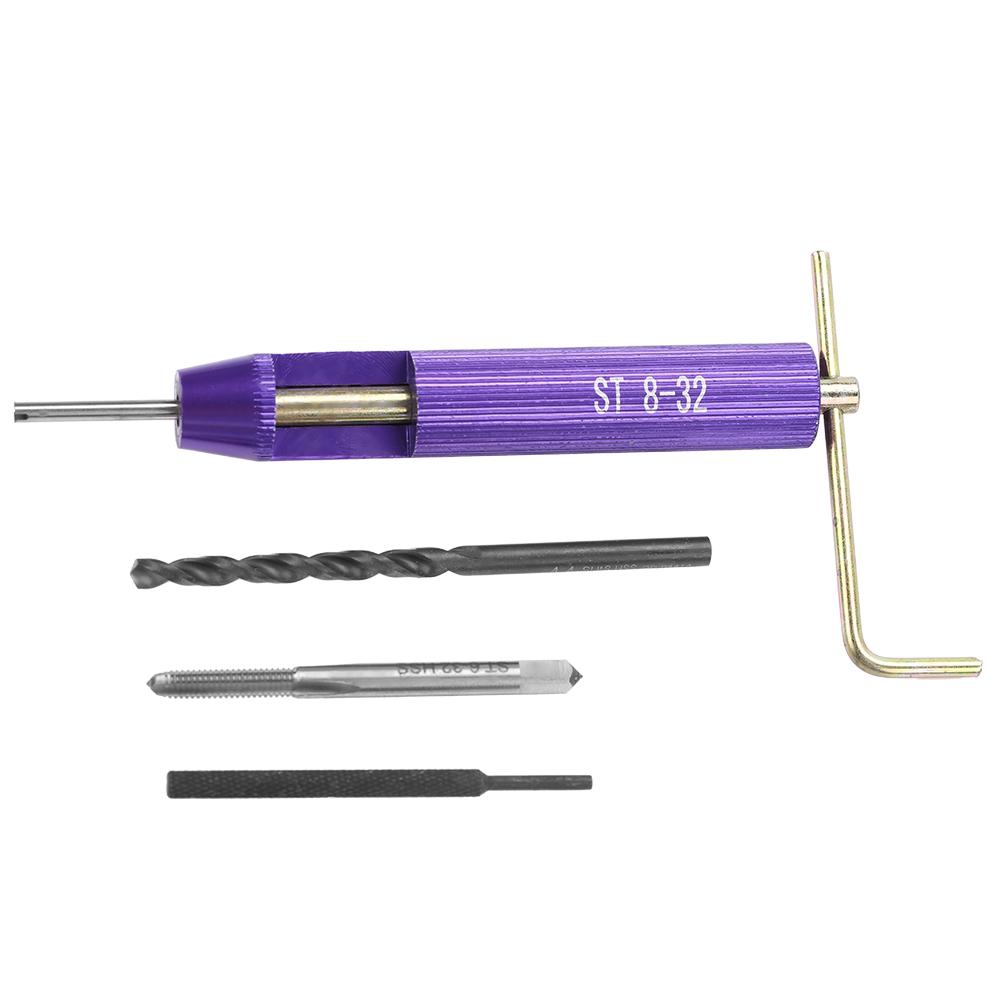 50Pcs   8 Stainless Steel Spiral Wire Helical Screw Thread Insert Kit, 32UNC x 1.5D, Thread Repair Insert, Improves Strength