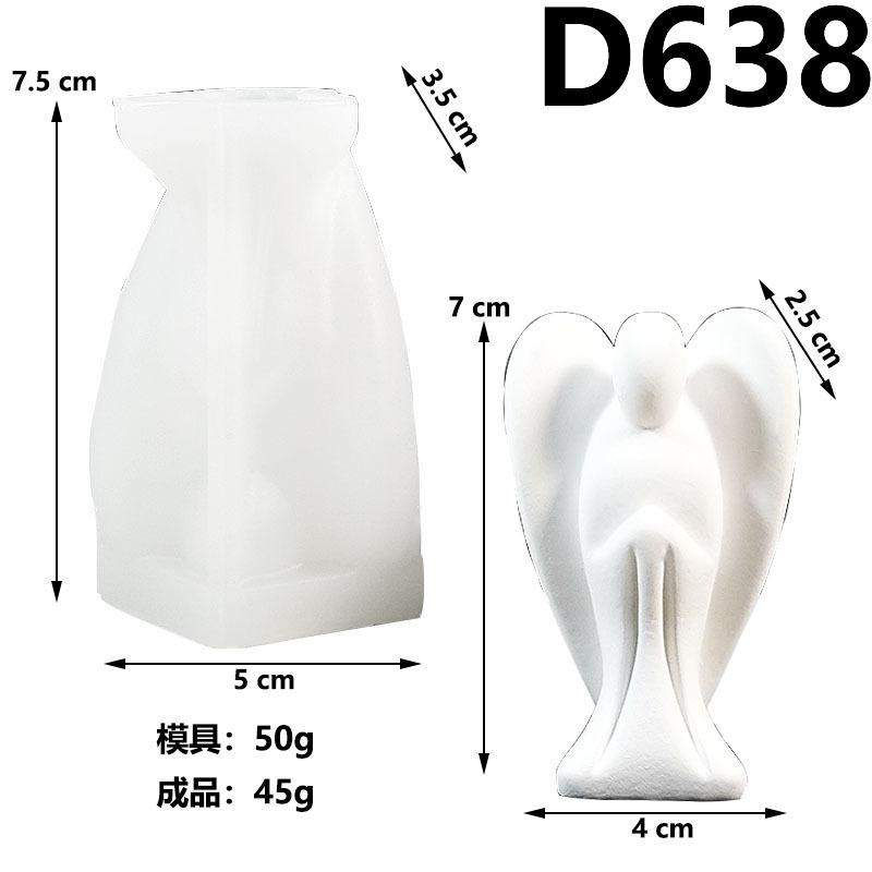 

DIY Angel Candle Silicone Mold 3D Goddess Statue Aromatherapy Candle Molds Handmade Gypsum Epoxy Resin Angel Ornament Gift