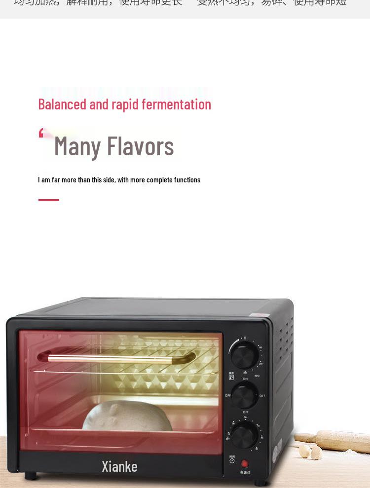 SINKO 22L Electric Oven: Celebrity-Inspired, Automatic, Multifunctional, Large Capacity Countertop for Home Baking
