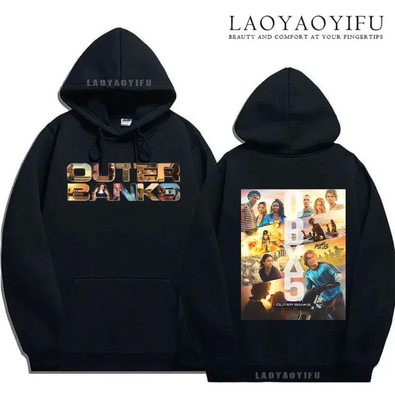 Outer Banks Paradise On Earth Unisex Hoodie Autumn and Winter Pullover Pogue Life Fit Sweatshirt Hoodies Women Hoodies Men Tops