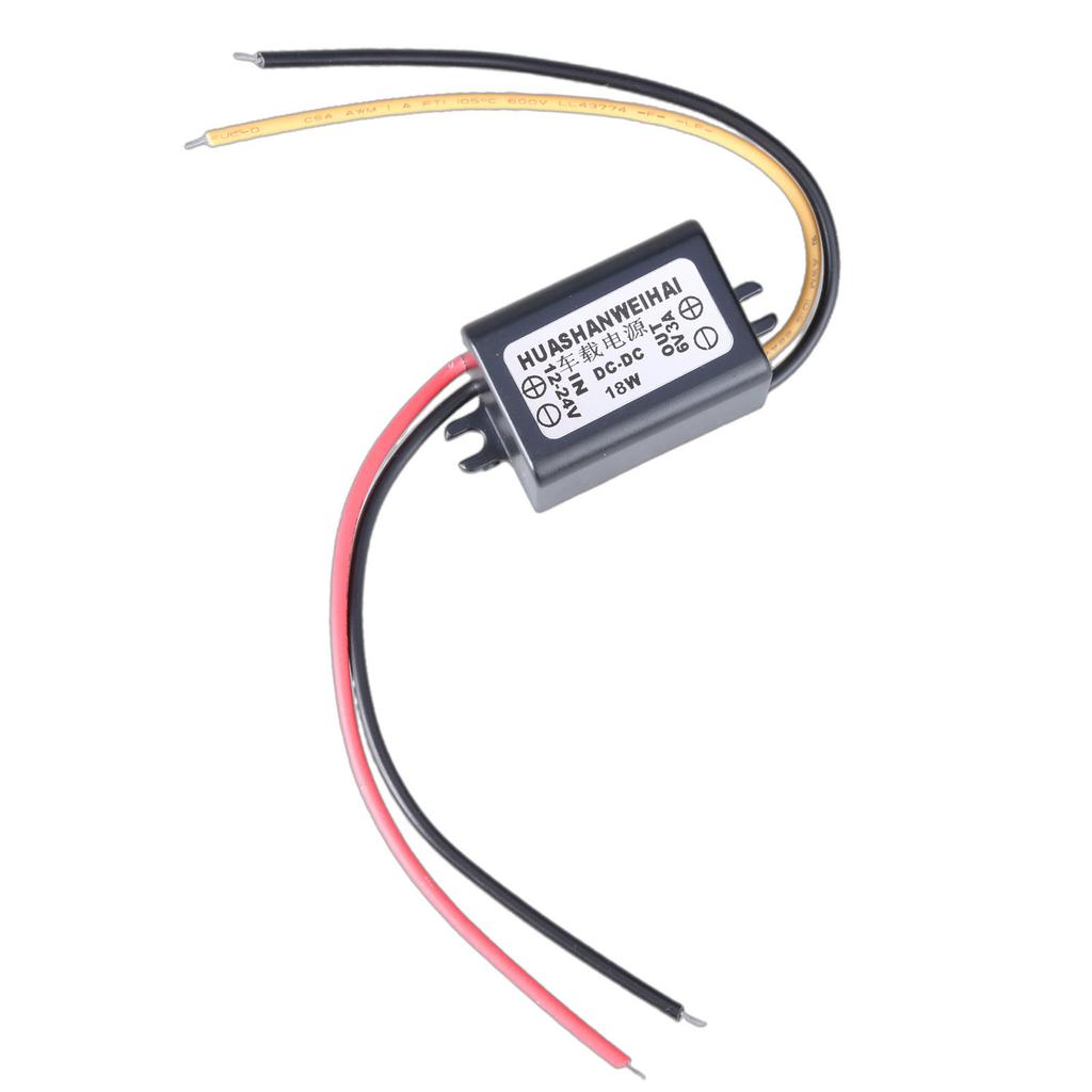 Voltages Regulator Power Cable Converters 12-24V to 6V1A/2A/3A Voltages Step Down Adapter Cord for 6V LED Light Fan
