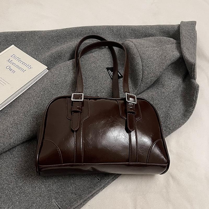 

Оптовый Новый Продукт Повседневная Индивидуальность Нишевый Дизайн Простая Сумка Под Мышку Универсальная Дорожная Премиальная Текстурированная На Плечо Женская Сумка