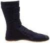 Nissin Rubber Men's Long Work Boots for Self-Gardening, Split Toe, Velcro Closure, No Toe Cap, Navy, Size 26.5 cm