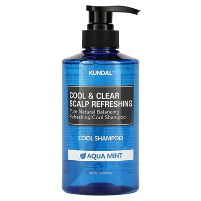 Cool & Clear Saç Derisi Canlandırıcı Şampuan, Aqua Mint, 16.9 fl oz (500 ml)