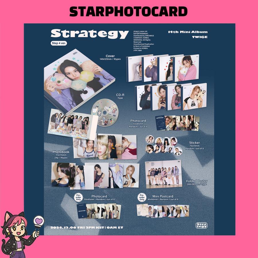 [LAGERWARE] TWICE - 14. Mini-Album STRATEGY STEP4 Ver.