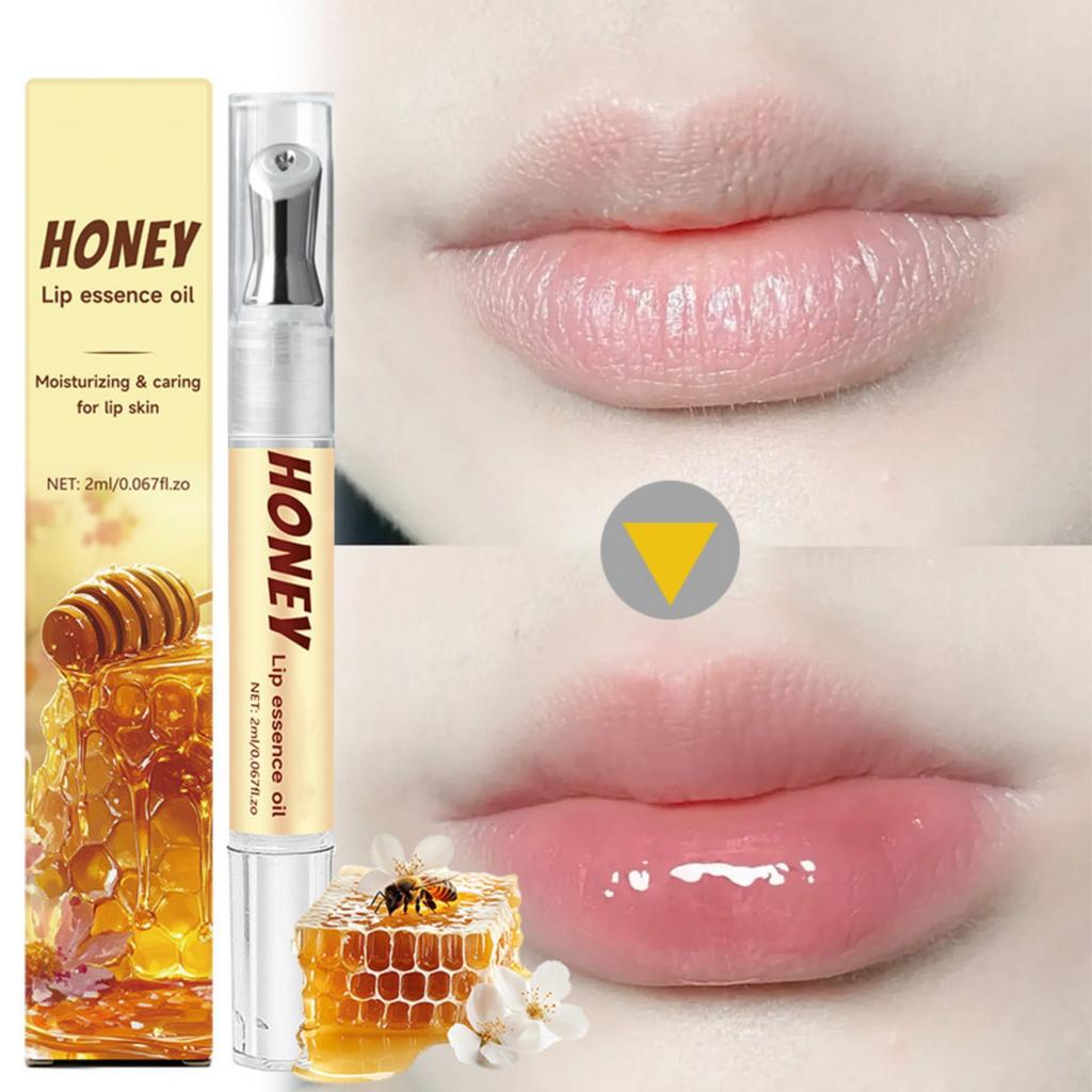 Honey Lip Beauty Serum Base Exfoliation To Prevent Chapped Lips And Reduce Lip Lines Lip Oil 2ml