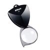 Portable Magnifying Glass New Pocket Type Loupe 8D Black N8DBD In (2x) (Made Japan)