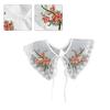 Elegant Detachable False Collar Embroidery Flower Petal Female Sweater Shirt Sewing False Collar Sweater Dress Supply