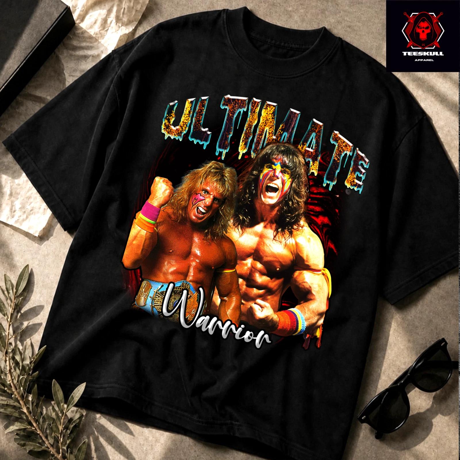 WWE Superstars Ultimate Warrior Premium Thick Cotton Unisex T-Shirt S