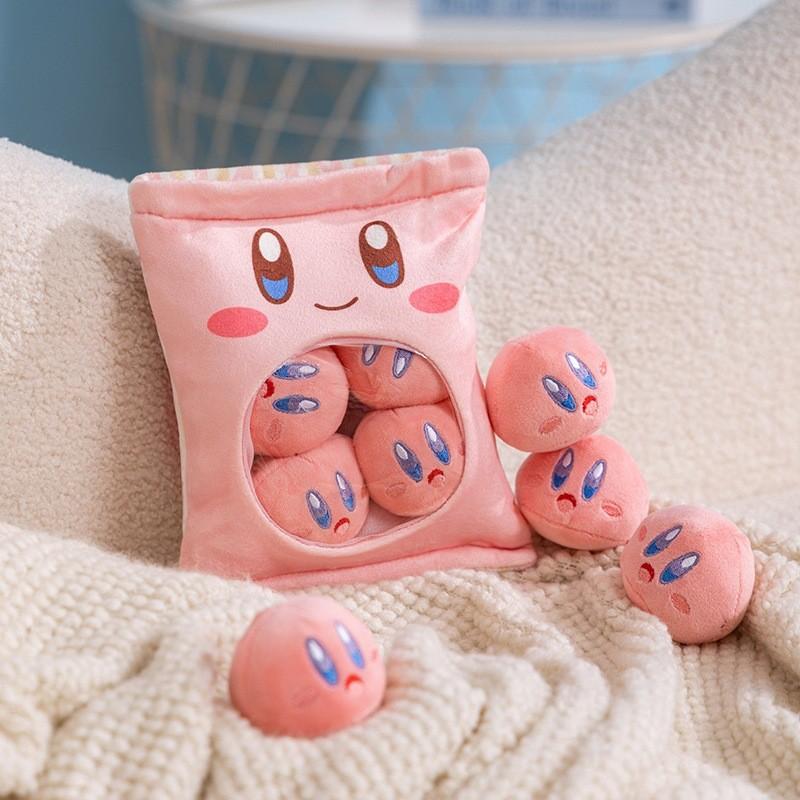 Plush Kirby Toy Cute Cartoon Durable Cloth Cover Children Play Collecting Gift