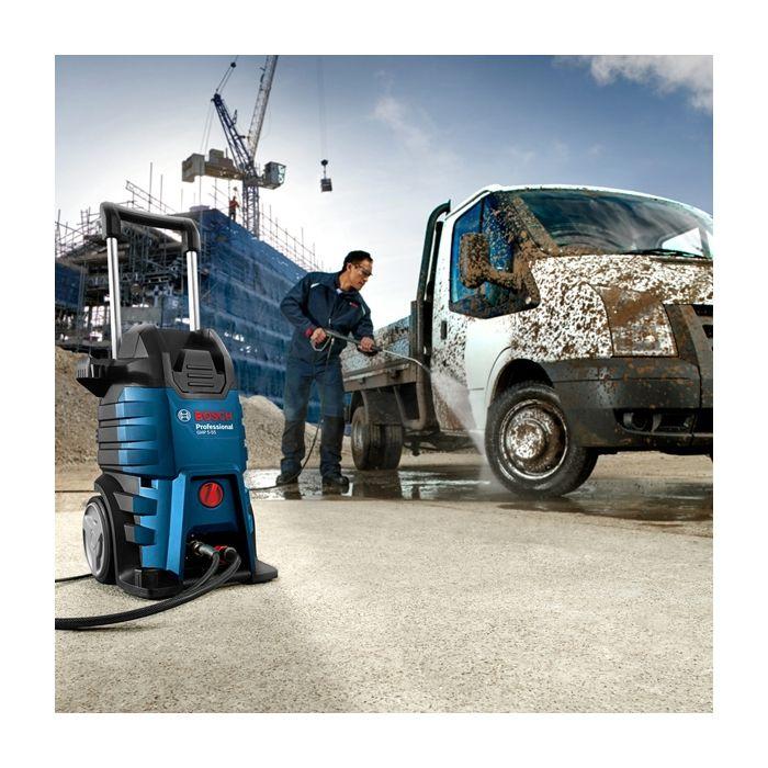 Bosch Professional Nettoyeur haute-pression GHP 5-55 (pression maxi : 130 bar, 2 200 W, lance réglable)