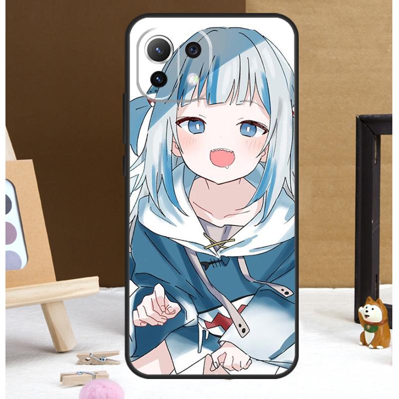 Gawr Gura Hololive Anime Case For POCO X6 Pro M6 X3 X4 X5 F3 F5 M5s Xiaomi 13 14 Ultra 12 Lite 11T 12T 13T Pro Cover
