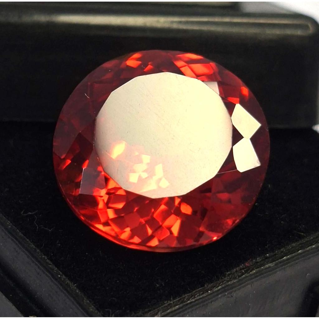 Fabulous Mexican Fire Opal Natural Round Cut 14-16 Ct Certified Loose Gemstone