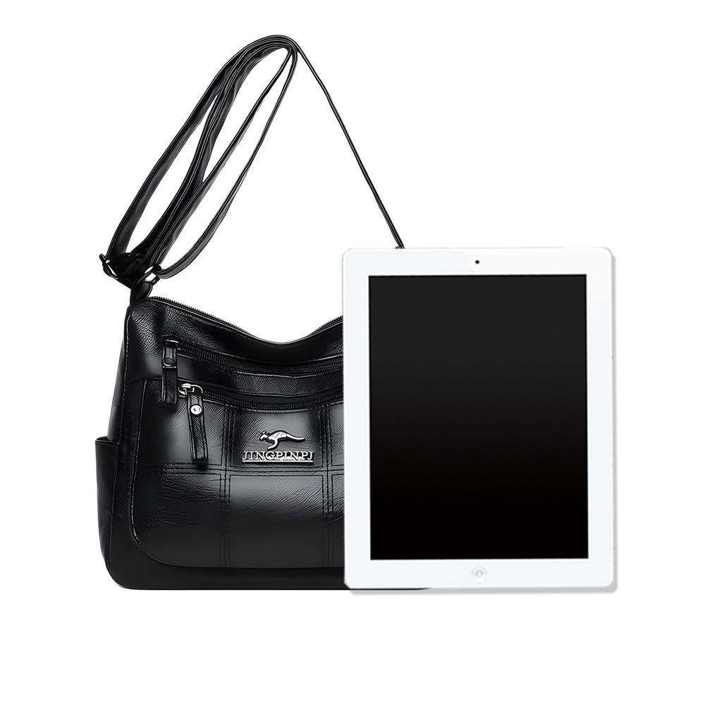 Geantă de umăr casual simplă, uni, de mare capacitate, geantă crossbody pentru călătorii și navetă pentru femei