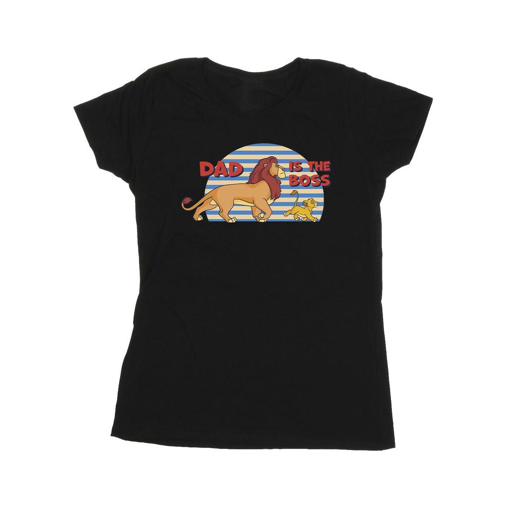 Disney Womens/Ladies The Lion King Dad Boss Cotton T-Shirt