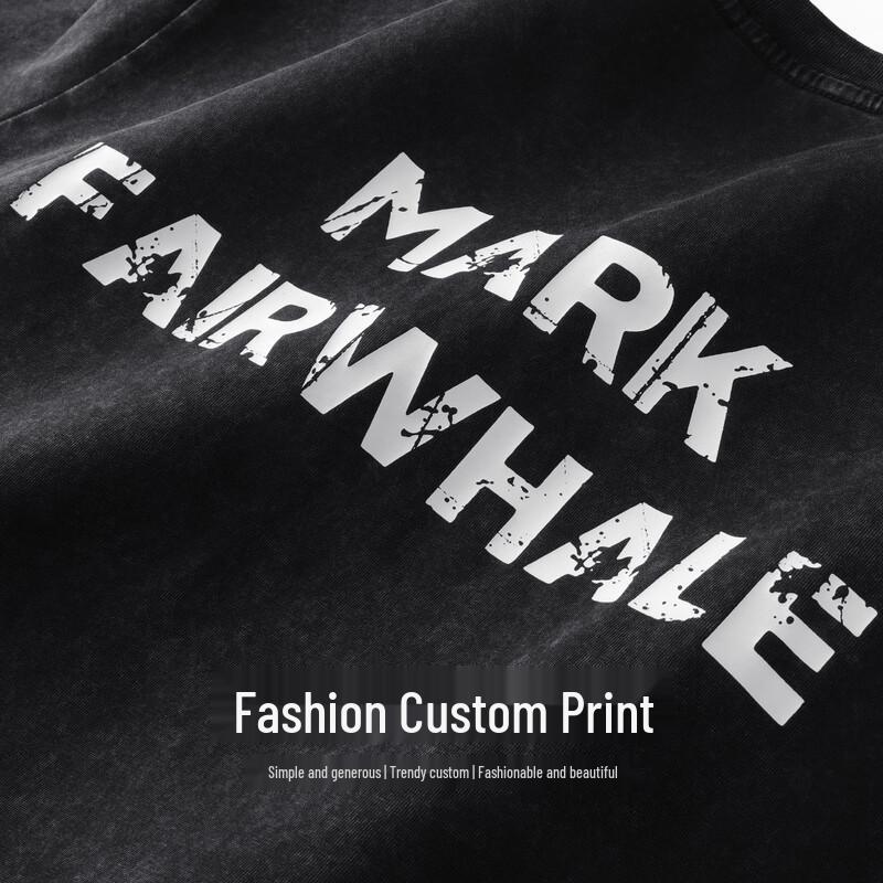 Mark Fairwhale Men's Vintage Washed Cotton Round Neck T-Shirt