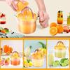 Citrus Juicer 4-in-1 Manual Juicer, ChefVille MJ02 Multifunctional Hand Juicer, Lemon Lime Squeezer with Comfortable Grip Handle, 21-Ounce Capacity